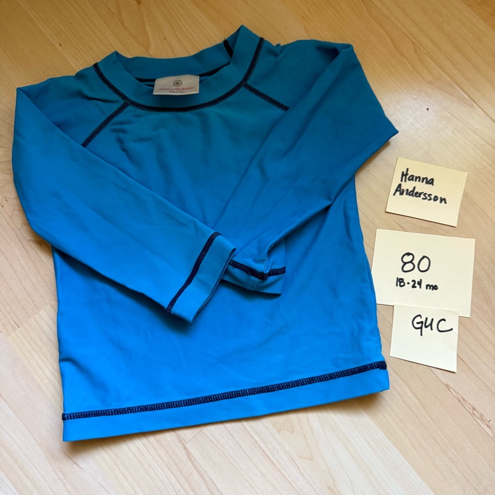 Hanna Andersson Swimsuit Rash guard - 80 - GUC